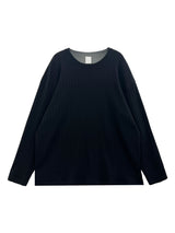 Loose ribbed bony long sleeve 3C