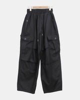 Teken Button Wide Cargo Pants