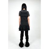 RUFFLE BUTTON DRESS