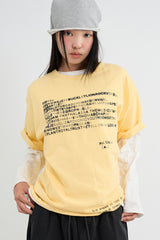 Psyche Lettering Half T-shirt