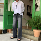LMN LIT Oversized Fit Cool Linen Shirt (8 colors)