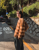 Bear brush mohair cardigan