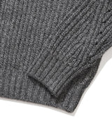 Women’s Knit Zip-Up Cardigan Charcoal