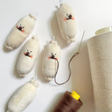 Sausage Bichon Keyring