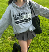 Lin's Vintage Lettering Hoodie