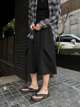 ノワールバルーンピンタックバミューダパンツ