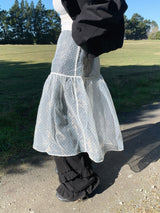 Chiffon See-Through Layered Skirt (1c)