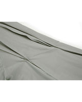 Neck Shirring Hooded Windbreaker _ GREY