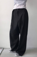 stock low pintuck wide sl belt set