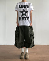 ラスプリント半袖Tシャツ
