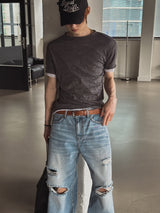 イーブン リンクル レイヤード ショートスリーブ Tシャツ