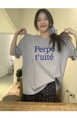 パルフェコットンルーズフィット半袖Tシャツ