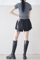 ケールシフォンレイヤードパンツ