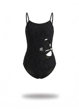 Flower one piece bikini