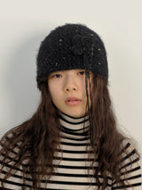 Hairy Knit Beanie