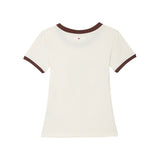 Future Friend Slim Fit T-Shirt Vanilla Choco