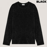 ローリンズベロアラウンド長袖Tシャツ