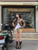 シンダー ボヘミアンスタッズ ボンバージャケット