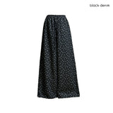 (2color) Daisy Banding Wide Denim Pants
