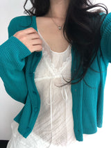 Summer rib cardigan
