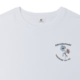 FMW フラワーロゴ Tシャツ (W) - ホワイト