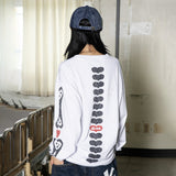 GT102 Heartbone Long Sleeve T-Shirt (WHITE)