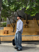 DB balloon wide denim pants