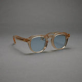 Vatic Vintage Optical Soto Champagne 8mm 厚みのあるカットフィルムレンズ 浅い青色のレンズ