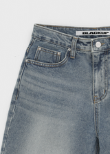 [B-DENIM] エッセンシャルハーフショーツ 040
