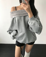 Stud folding strap shorts
