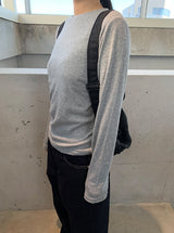 シセル ラウンド ロングスリーブ Tシャツ