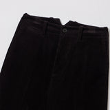 WOMAN CLASSIC CORDUROY PANTS DEEP BROWN