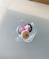 Button Layered Tok_03 phone grip holder