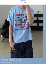Broden Lettering Printed Short Sleeve