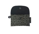 Simple Card wallet _Leopard Dark