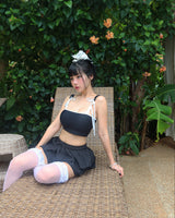 Coloring Ribbon Garter Belt Bikini