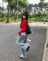 ベッキーラフダメージデニムパンツ