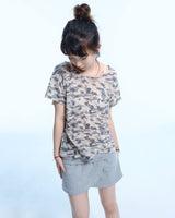 カモスラッシュアイレットTシャツ