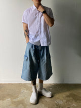 String Nylon Short Sleeve Shirt 4C