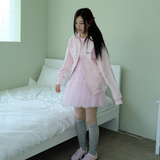 KIRIGIRL フーディージップアップ _PINK