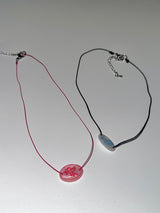 Kawai button necklace (2color)