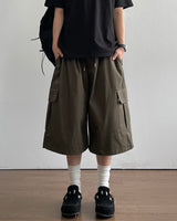 Punch Eyelet Bermuda Pants