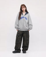 (UNISEX) Chill Reversible Over Hood Zip-Up