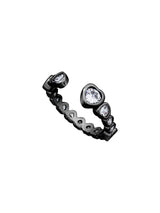 NO.560 [BLACK] HEART CUBIC RING