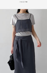 Rookie Chiffon Layered Bustier