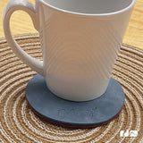 Genuine Leather Double-Sided Coaster