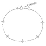Silver Star Station 925 Silver Bracelet B061-02H