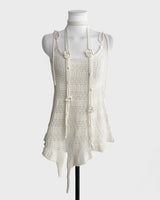 [ md pick ] bohemian crotel long knit top