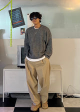 エンバーワンタックセミバンディッドパンツ6カラー