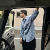 ピークストライプシャツ